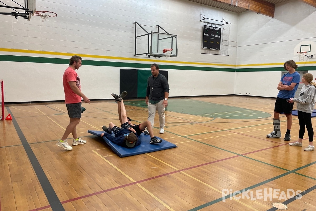 Photo of Pickleball at Gibbons, AB School